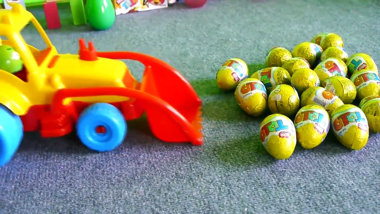 Çocuklar için oyun videosu Angry Birds ve Sürpriz yumurtalar