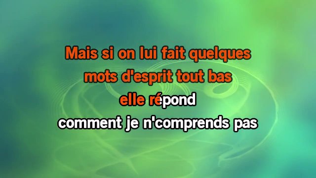 Karaoké Quand elle danse - Dario Moreno *