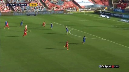 Bruno Fornaroli Goal - Newcastle Jets 0 - 2 Melbourne City - 13/12/2015