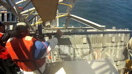 355-foot 700 Ton Ship Flips_