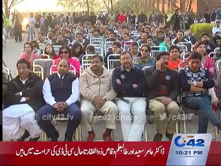 Officers,workers,cabin crew,air hostesses all participating in PIA protest sit-in