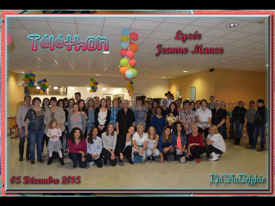 PhiMaDelphie et le Lycée Jeanne Mance réunis pour le Téléthon 2015 !