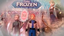 DisneyPrincess FROZEN PLAY-SET UNBOXING #DISNEY COLLECTOR Magic-Clip dolls.