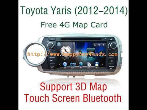 Toyota Yaris Car Audio System DVD GPS Navigation Bluetooth