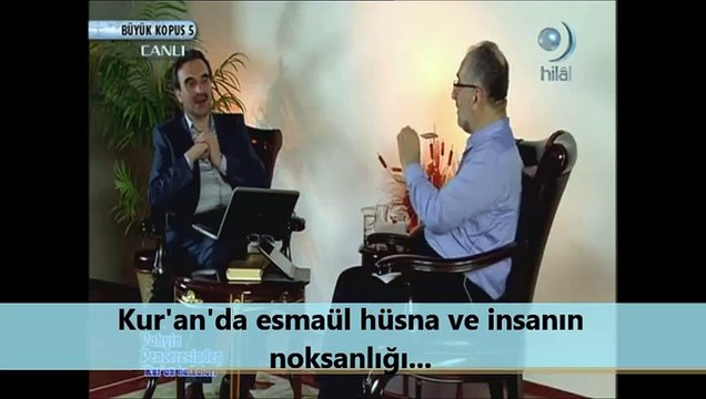 Kur'an'da esmaül hüsna ve insanın noksanlığı...