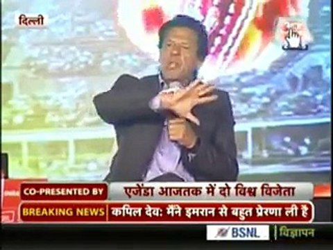 Superb Reply of Imran Khan on Hafiz Saeed to an Indian