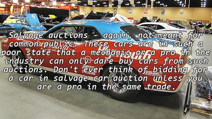 Look to car auctions for a great deal
