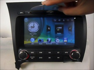 Kia Forte Car Audio System DVD GPS Navigation Bluetooth