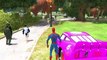 Spiderman Hulk Driving Lightning McQueen and Disney Cars Fun Rhyme