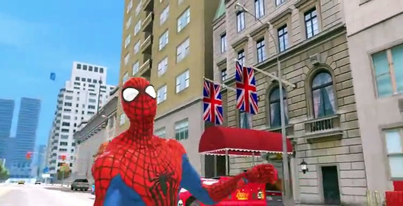 Disney Cars Nursery Rhymes McQueen Pixar Spiderman & Colors Children Nursery Rhyme with Action