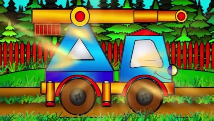 Neşeli Şekiller - Vinç - Eğitici Çizgi Fİlm