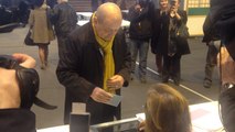 Élections régionales : Jean-Yves Le Drian vote à Guidel