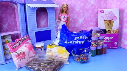 CHOCOLATE MARSHMALLOW ICE CREAM CONES DIY Recipe & Cooking for Kids by DisneyCarToys