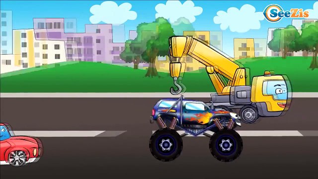 ✔ Мультики про машинки все серии. Пожарная машина и Полицейская машина - Cars Cartoons Compilation ✔