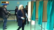 Régionales: Marine Le Pen a voté à Hénin-Beaumont