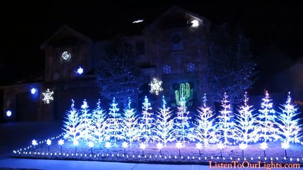 Frozen Christmas Lights (Let It Go) 2014