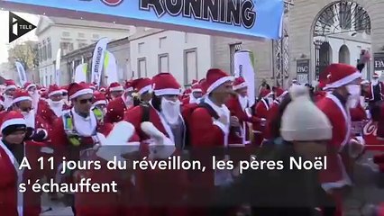 A Milan, des milliers de pères Noël courent pour la bonne cause