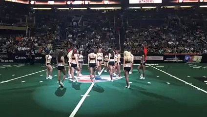 Football Player Crashing A Cheerleader Dance For Epic Halftime Performance!