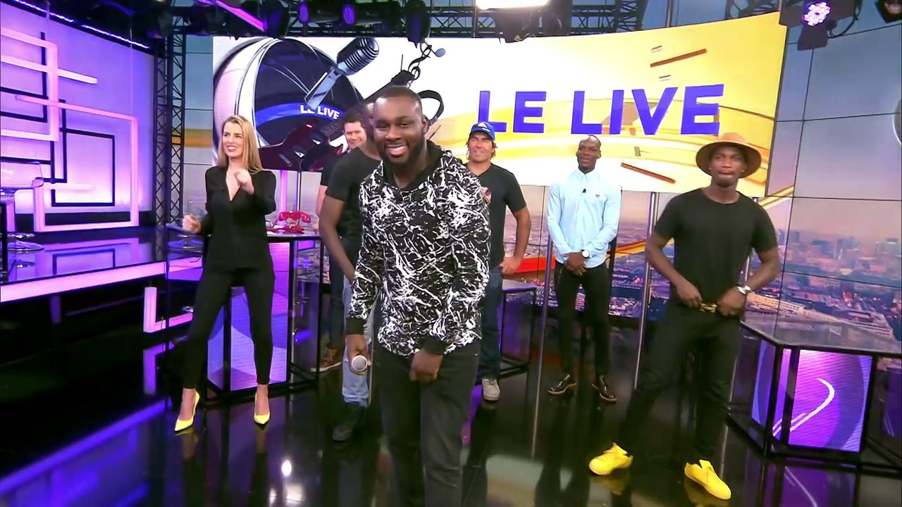 LIVE du chanteur ABOU DEBEING sur beiN Sports dans L'Expresso.
