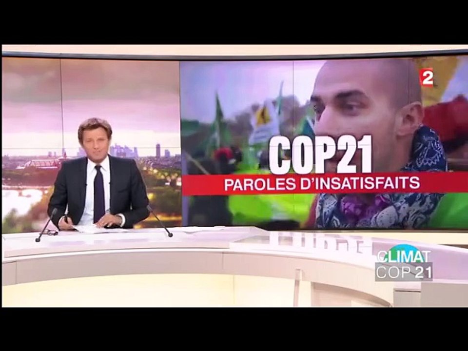 Paroles d'insatisfaits - COP 21 - JT FR2  20H - 12 12 2015