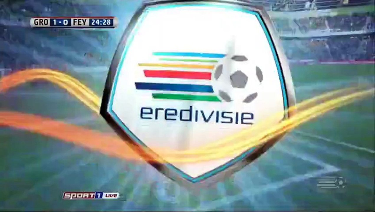 1-0 Michael de Leeuw Goal Holland Eredivisie - 13.12.2015, FC Groningen 1-0 Feye