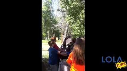 Epic trust fall fail