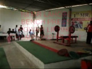 adil bin talat power lifting 1st mr lahore bench press championship
