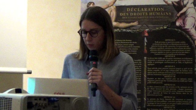 Conférence Dernière journée des droits de l'Homme : Catherine Coutelle, Présidente de la Délégation de l'Assemblée Nationale aux droits des femmes et à l'égalité des chances entre les hommes et les femmes.