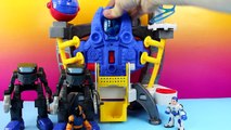 Imaginext Batman & Nightwing defend against the Rip Saw Brothers and Slade Space