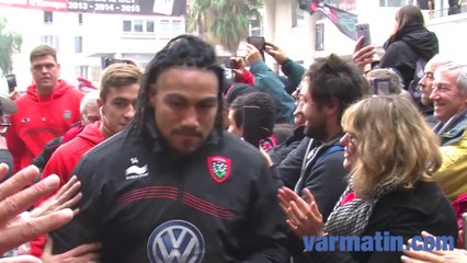 Ma'a Nonu et Diego Dominguez découvrent la ferveur toulonnaise