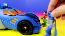 Imaginext The Batmobile & Villians With Batman Robin Joker Two Face Riddler Fisher Price