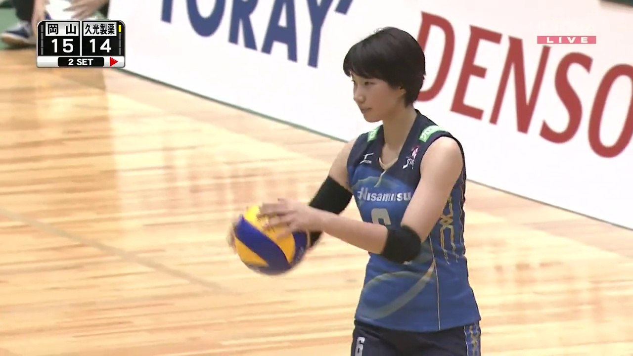 151212 久光 vs 岡山 第2セット　Hisamitsu vs Seagulls 2nd set