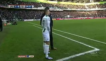 1-0 Michael de Leeuw Goal Holland Eredivisie - 13.12.2015, FC Groningen 1-0 Feyenoord