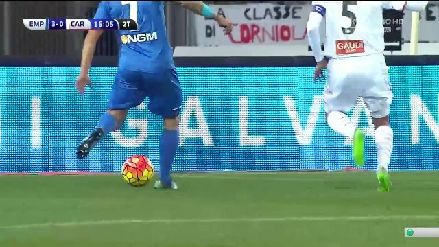3-0 Massimo Maccarone Goal Italy Serie A - 13.12.2015, Empoli FC 3-0 Carpi FC