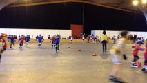 Les jeunes participent au Kid's Roller