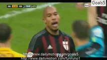 Nigel De Jong RED CARD AC Milan 1 - 0 Verona Serie A 13-12-2015