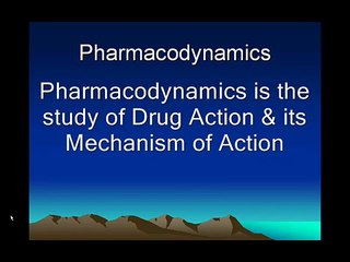 Pharmacodynamics
