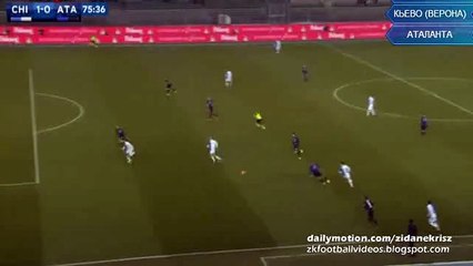 1-0 Valter Birsa Goal - Chievo v. Atalanta 13.12.2015 HD Serie A