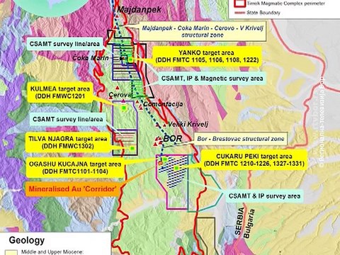 Nova istraživanja: Još bakra i zlata u rejonu Čukaru peki , 13. decembar 2015. (RTV Bor)