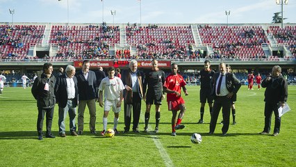 El Miniestadi acull el partit de famosos de la Marató de TV3