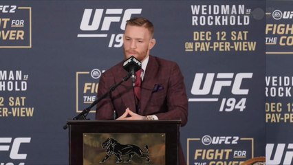 Conor McGregor muses about what's next for him