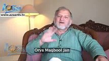 Great Reply of Oriya Maqbool Jan to Hasan Nisar on calling Illama Iqbal a Local Poet
