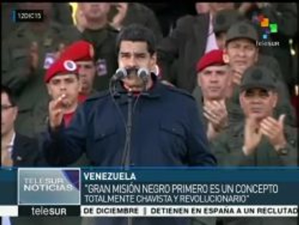 Maduro lanza la Ley Orgánica para la protección de la FANB