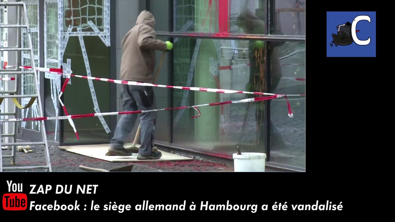 Facebook : le siège Allemand à Hambourg a été vandalisé