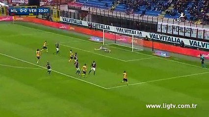 All Goals AC Milan 1-1 Verona Highlights