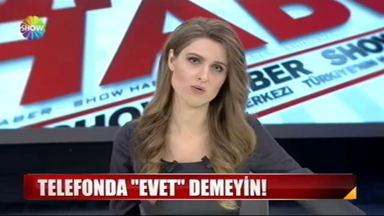 Telefon da Konuşurken Evet Demeyin Dikkatli olun