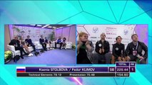 Meagan DUHAMEL / Eric RADFORD - post- interview /Ksenia STOLBOVA/Fedor KLIMOV kiss & cry - ISU Grand Prix Final 2015/16