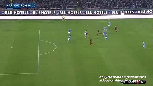 Mohamed Salah Fantastic Chance - Napoli v. Roma 13.12.2015 HD Serie A