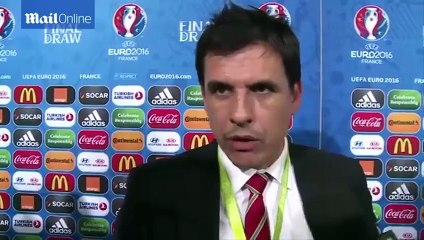 Managers Roy Hodgson and Chris Coleman on UEFA Euro 2016 draw