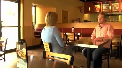 Fast food worker's act of kindness caught on video